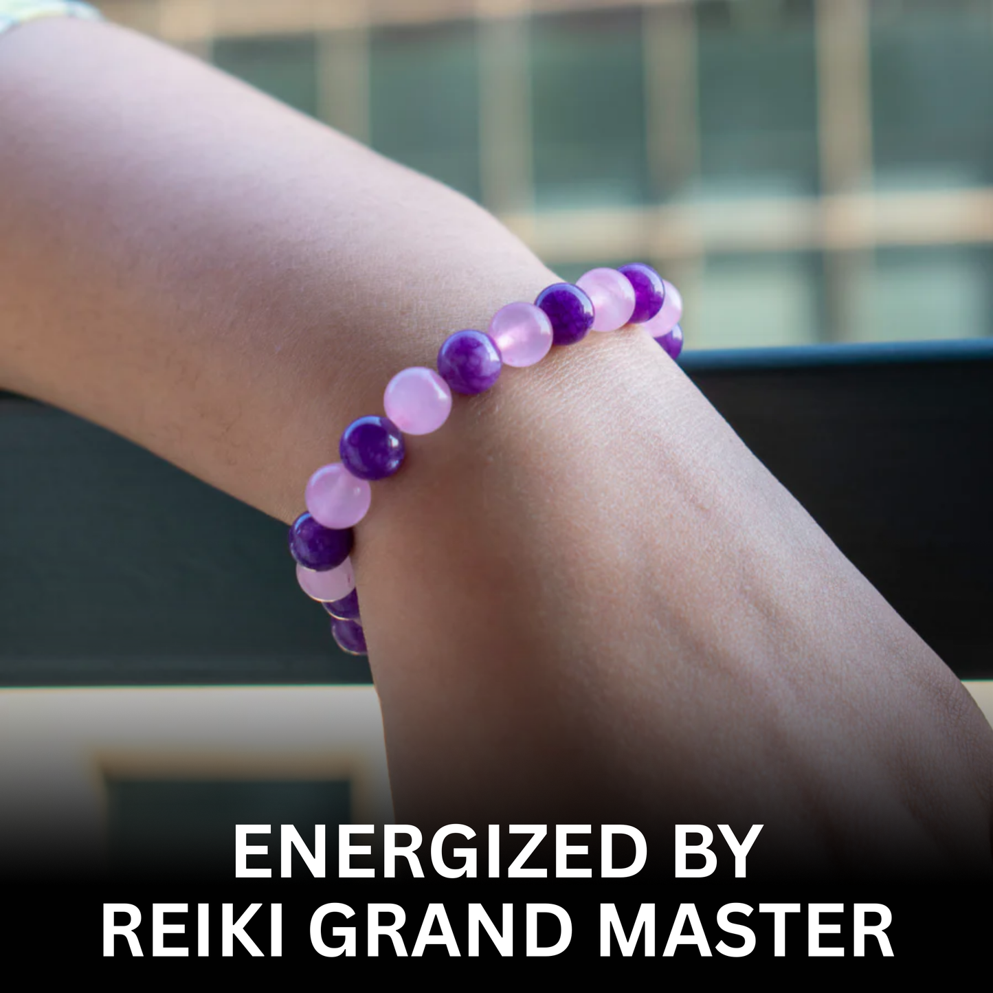 Relationship Healing Bracelet (Rose Quartz+Amethyst)