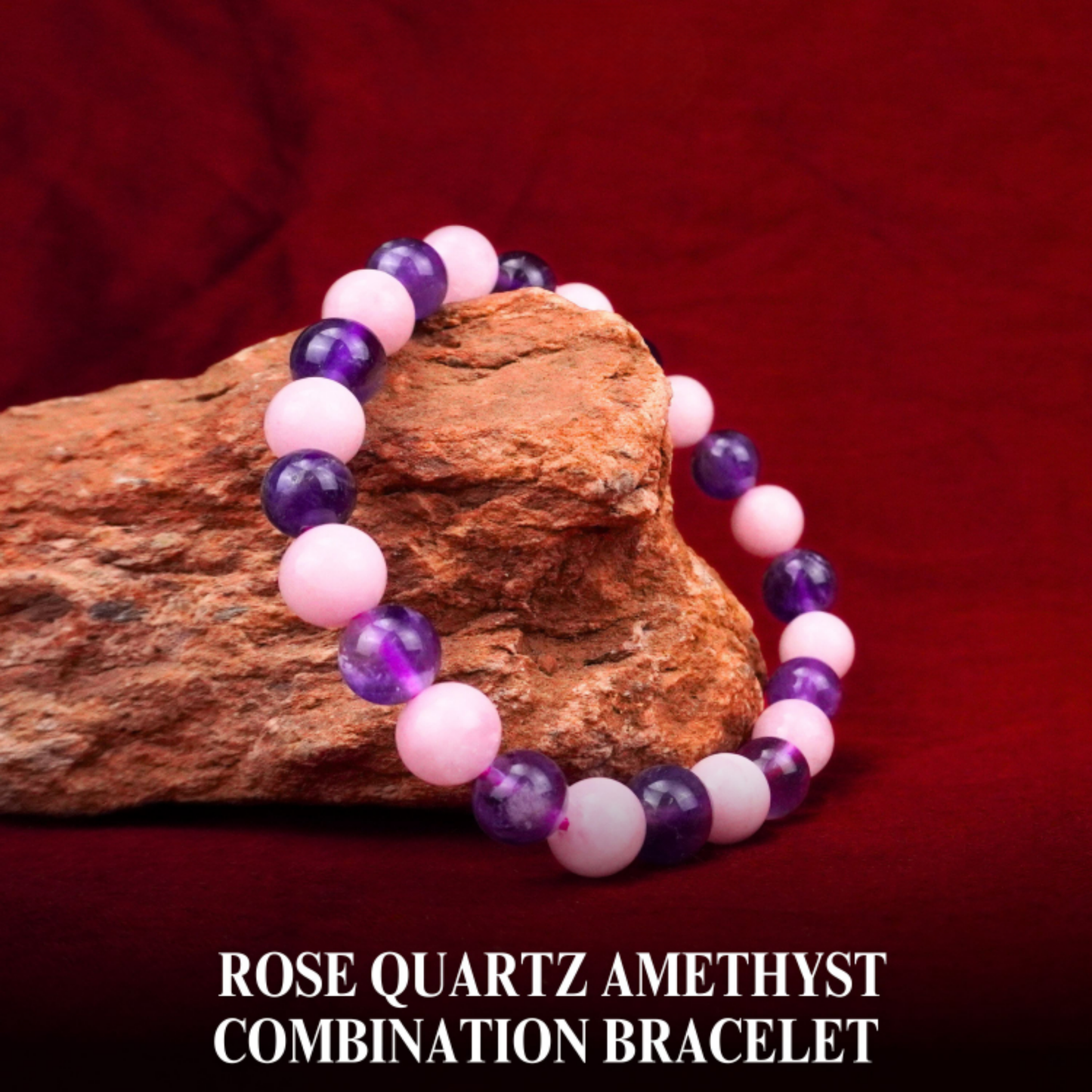 Relationship Healing Bracelet (Rose Quartz+Amethyst)