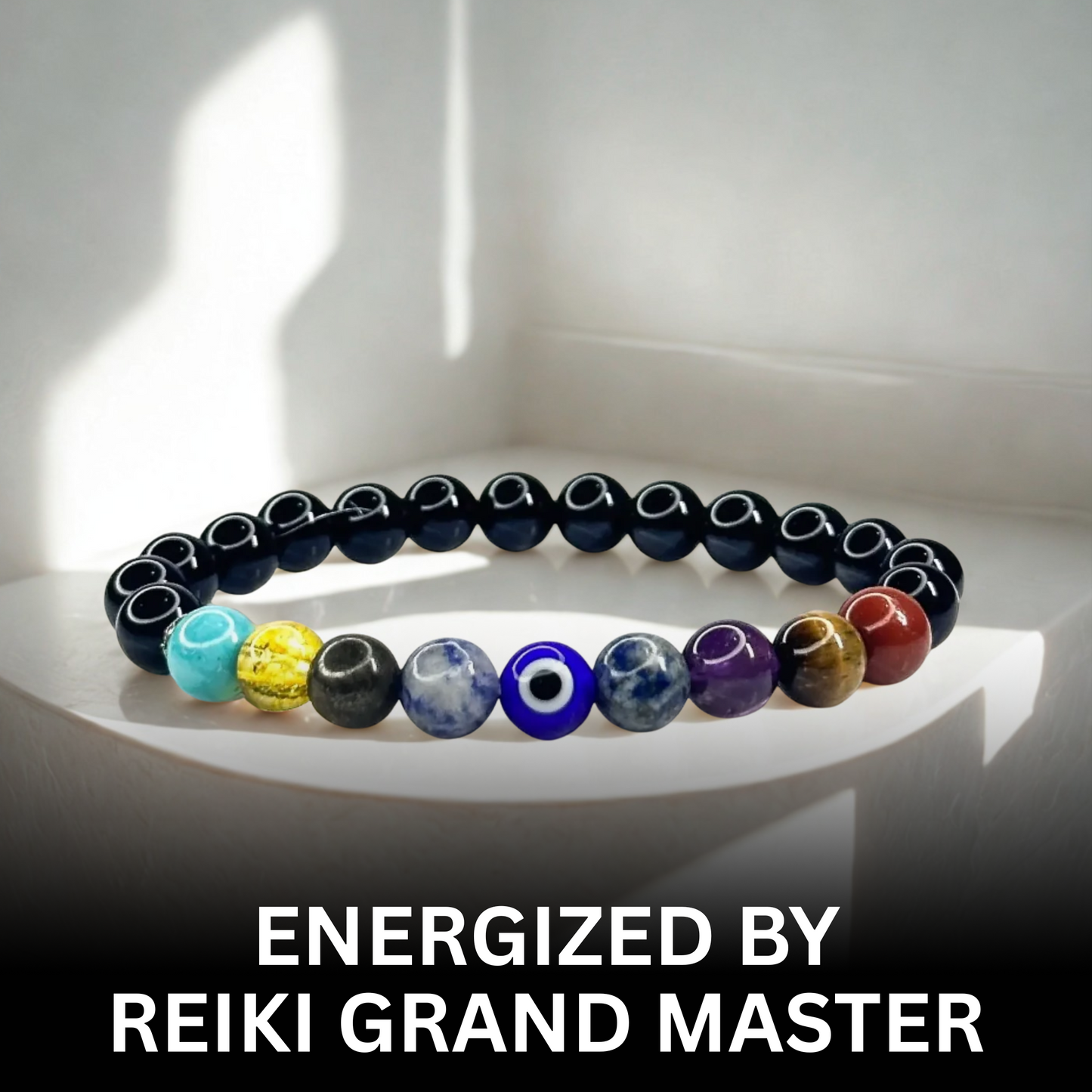 9 Chakra Healing Bracelet – Balance, Protect, Energize