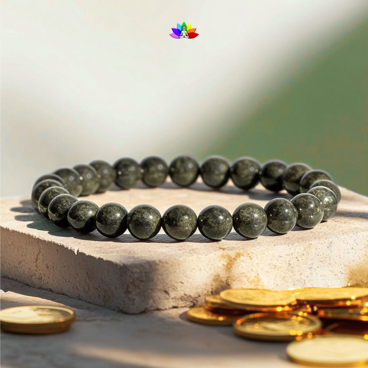 Raw Pyrite Bracelet - 100% Authentic Natural Stone Jewelry