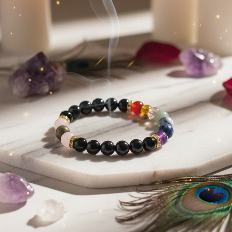 7 Chakra Crystal Bracelet – Balance & Heal Naturally