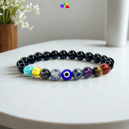 9 Chakra Healing Bracelet – Balance, Protect, Energize