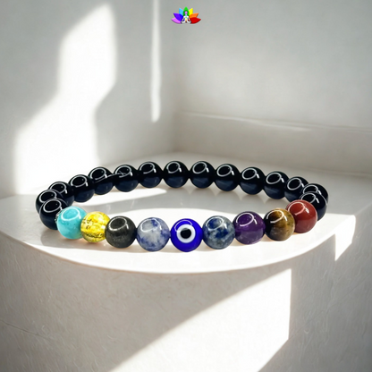 9 Chakra Healing Bracelet – Balance, Protect, Energize