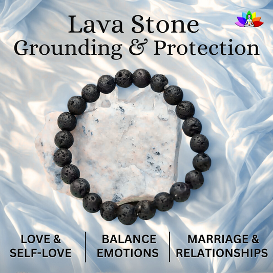 Lava Stone Bracelet – Grounding & Protection