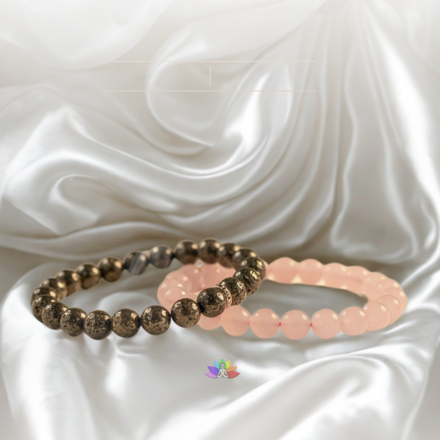 Money & Love Combo – Rose Quartz & Pyrite Bracelets