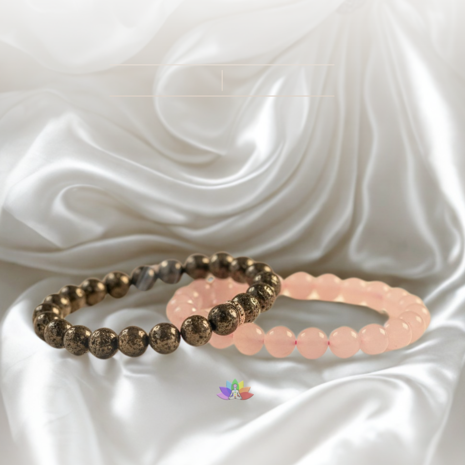 Money & Love Combo – Rose Quartz & Pyrite Bracelets